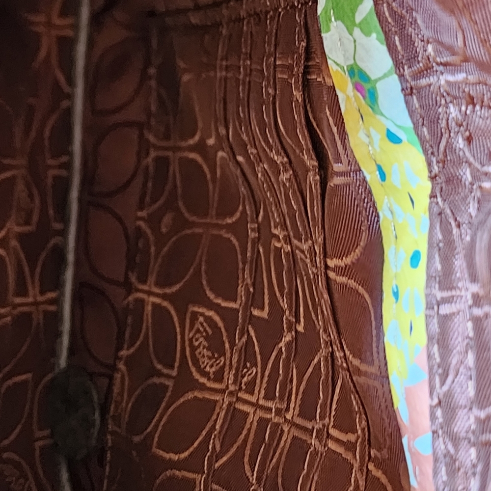 Fossil Floral Multi Pattern Leather Crossbody Bag - image 4